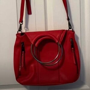 I.N.C. HUW Red Bangle Crossbody Handbag